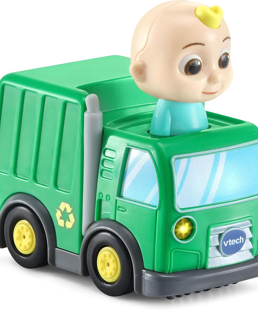 VTech CoComelon Go! Go! Smart Wheels JJ’s Recycling Truck & Track, Interactive Toddler Toy, Ages 1.5–5 Years