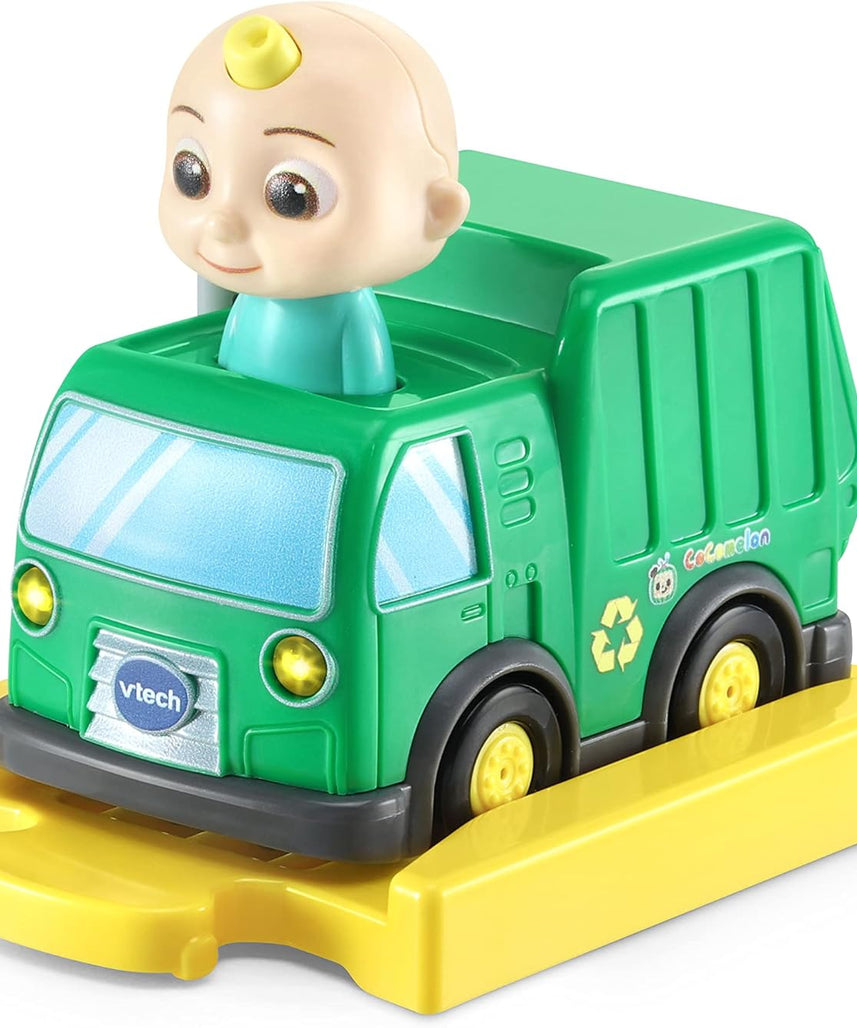 VTech CoComelon Go! Go! Smart Wheels JJ’s Recycling Truck & Track, Interactive Toddler Toy, Ages 1.5–5 Years