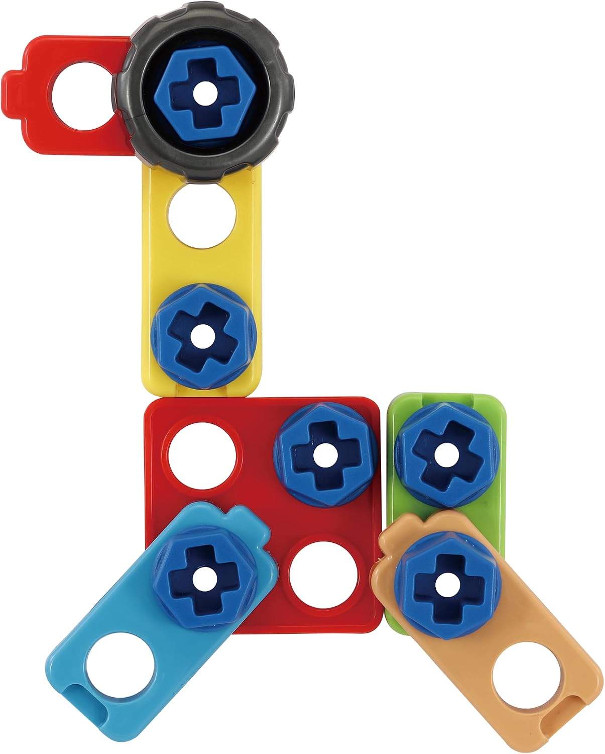 VTech My Busy Workbench, Interactive Toddler Toy, Pretend Play Tools, 100+ Pieces, Lights, Music & Sounds, Kids Gifts 3, 4, 5 + Years, English Version