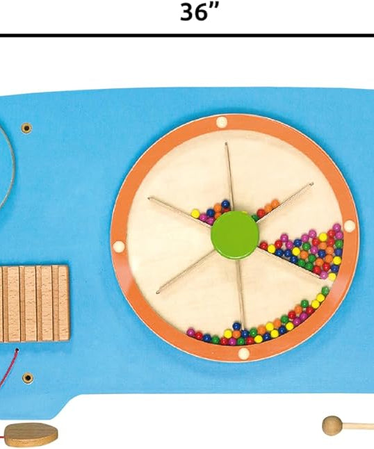 لوحة حائط فيجا على شكل فيل، لوحة أنشطة حسية خشبية من مونتيسوري، تُنمّي المنطق والمهارات الحركية والتنسيق بين اليد والعين، لعبة تعليمية صديقة للبيئة وغير سامة، للأولاد والبنات من عمر 18 شهرًا فما فوق