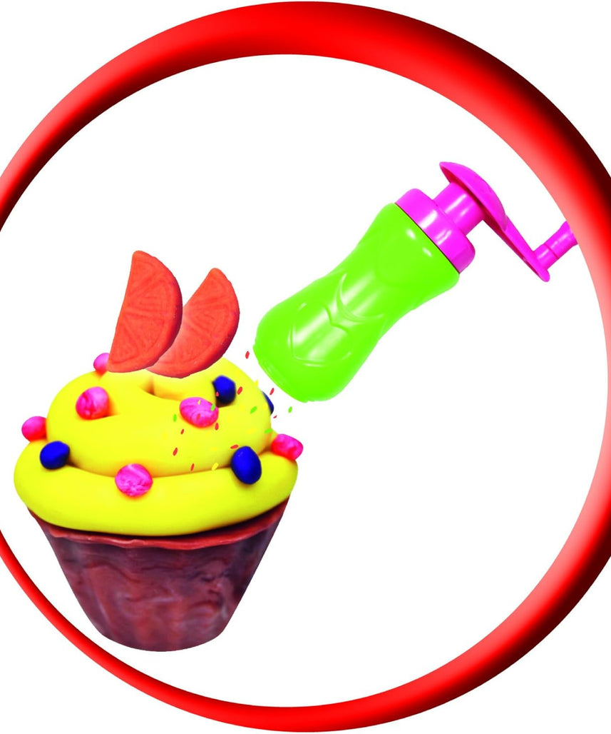 Simba Art & Fun Plastic Dough Cupcake Set, 9-Piece, Kids 3+