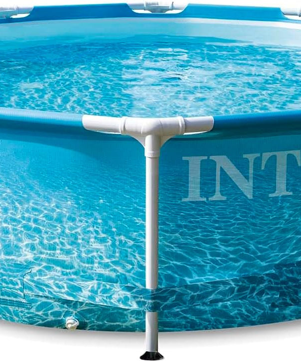 Intex 10 Ft X 30-Inch Beachside Metal Frame Pool Set