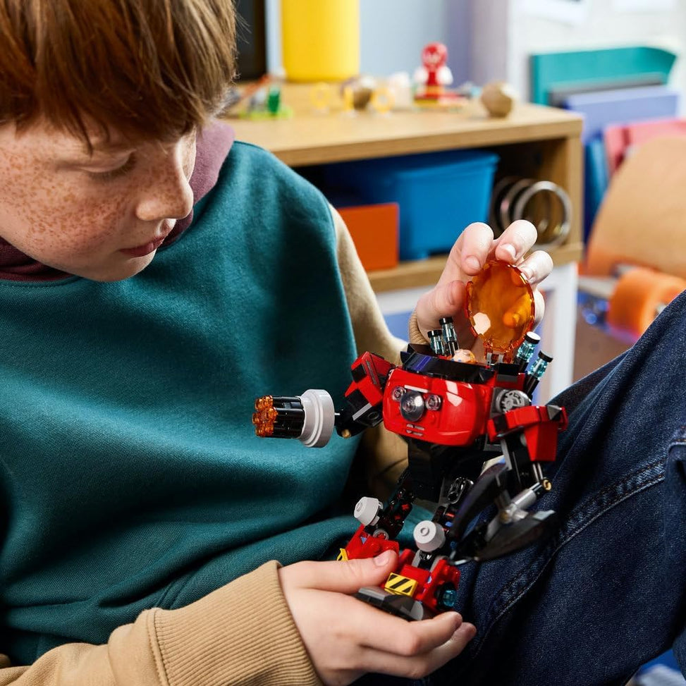 LEGO Sonic 77005 Knuckles vs Dr. Eggman Egg Walker Battle Set for Kids 8+