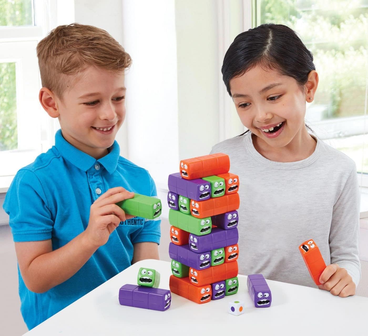 Ambassador Merchant Wobbly Worms Tower Balancing Game