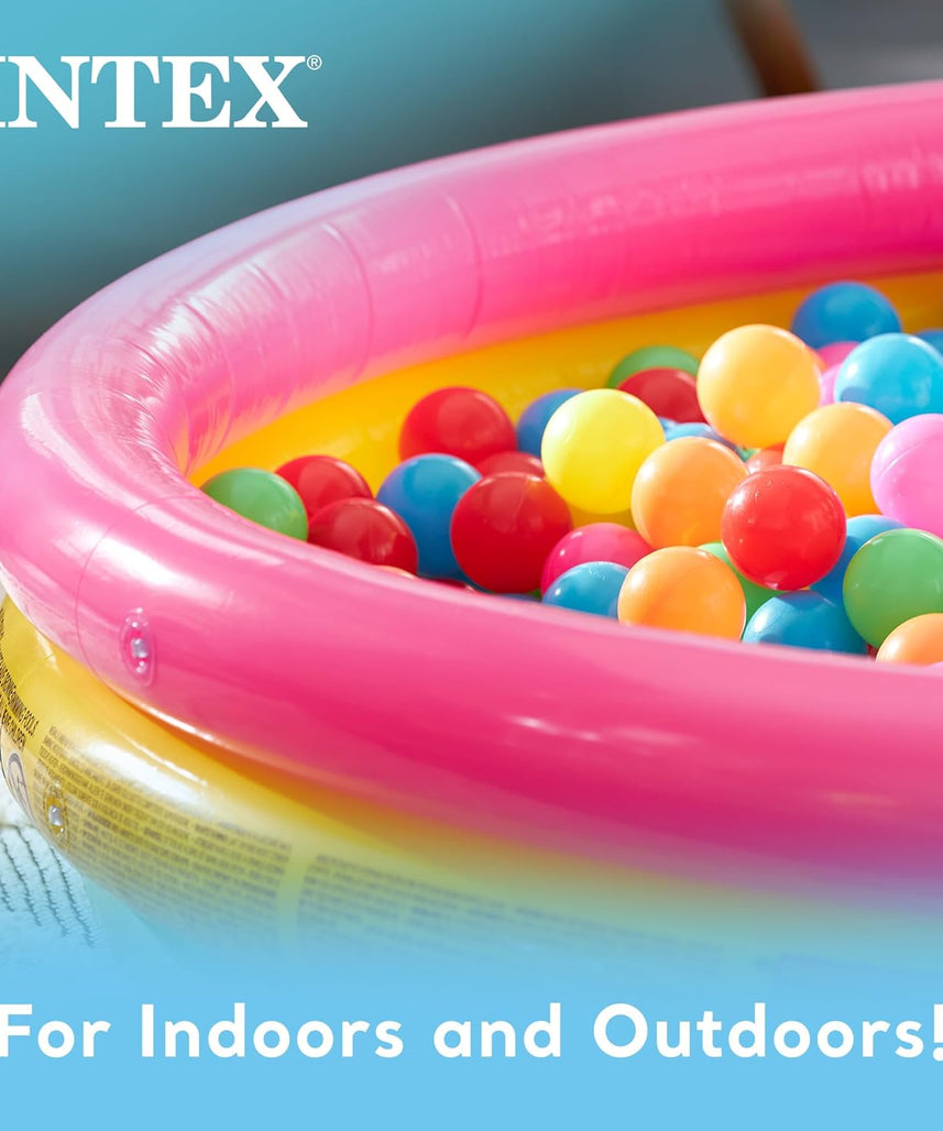 Intex Sunset Glow Inflatable Pool, 58 x 13 Inches, Tri Colour, 57422EP, 147 x 33 cm