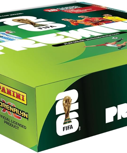 Panini FIFA World Cup 2026 Adrenalyn XL Premium Trading Cards Packet, 10 Cards Pack Including 1 Premium Gold Limited Edition Card, Official Football Collectible Cards for Fans and Collectors Age 6+