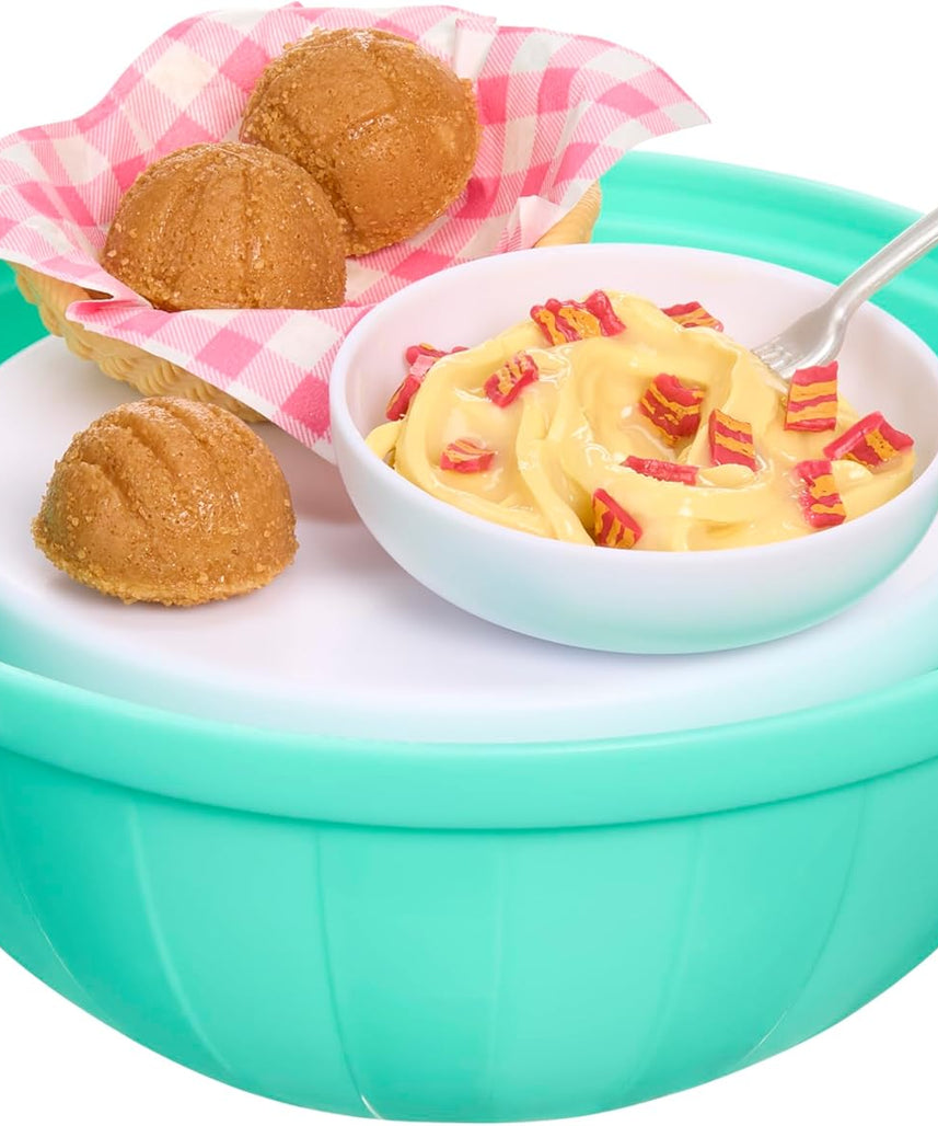 MGA’s Miniverse Make It Mini From Scratch Series 2, DIY Resin Baking Collectibles with Ingredients, Recipe Card, Accessories & Display, Cakes, Pasta, Bread, Cheesecake – 12 Styles- 546849