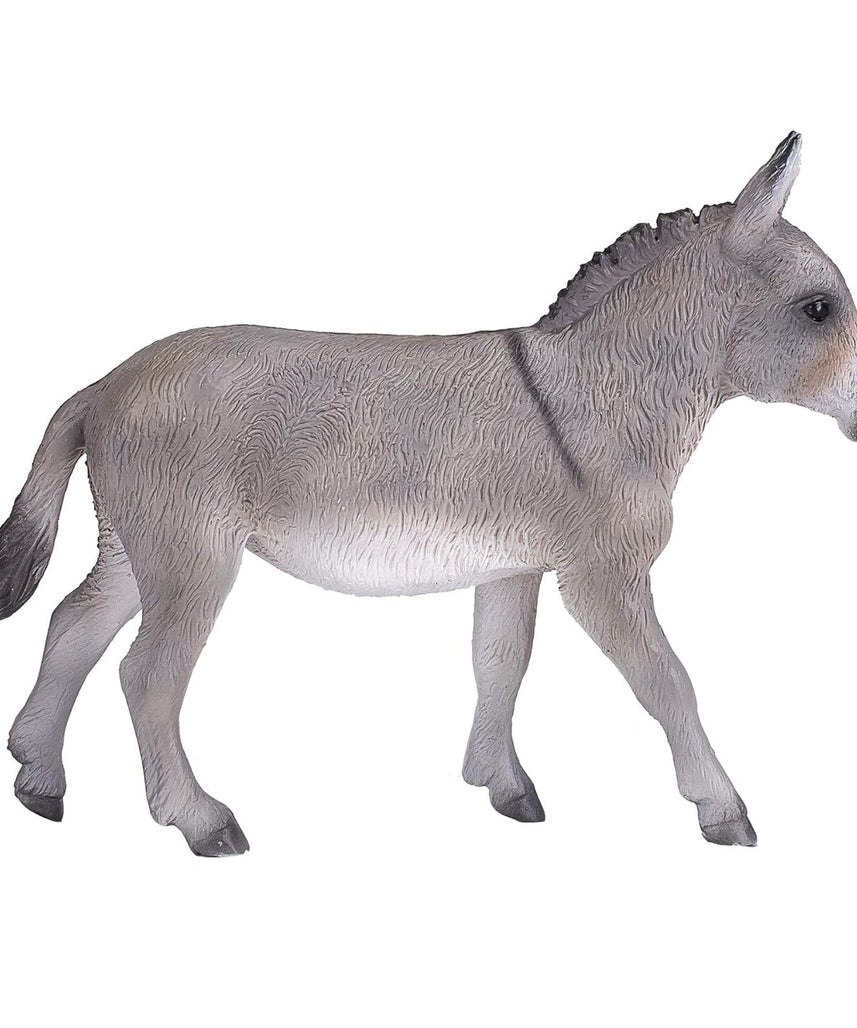 MOJO Farm Animal Collection Donkey Figurine Hand-Painted Realistic Educational Toy for Kids and Collectors Ages 3 and Up