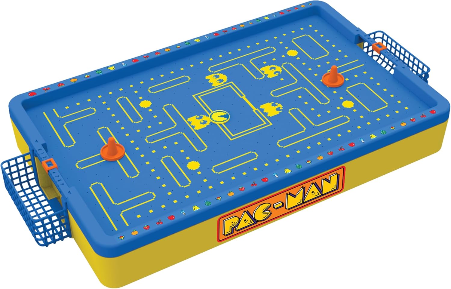 PAC-Man Electronic Air Hockey Arcade 2 Player Game Table with Floating Puck - Official Sounds and Air Surface - 52.5 x 8 x 27.8 cm - For Ages 3 and Above - Retrogaming Fans