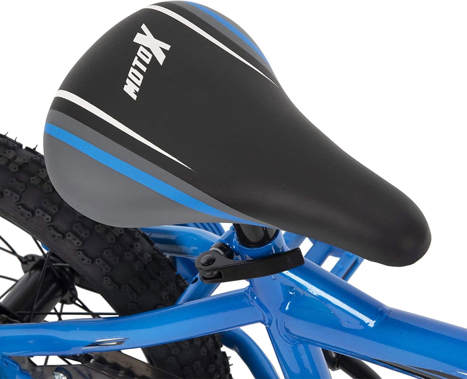 Huffy MotoX SDWK Kids Bike, Red and Black, 14 Inch Wheels, Removable Training Wheels, Quick Connect Assembly, Ages 4 to 6, Bikes