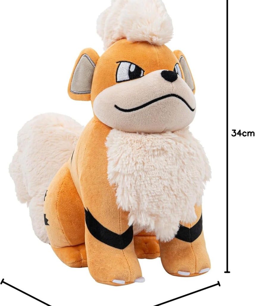 Pokemon PKW3571-30 cm Plush - Growlithe Official Plush