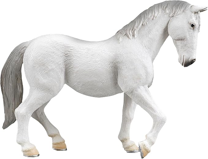 MOJO Lipizzaner Mare Realistic Equestrian Horse Club Hand Painted Toy Figurine