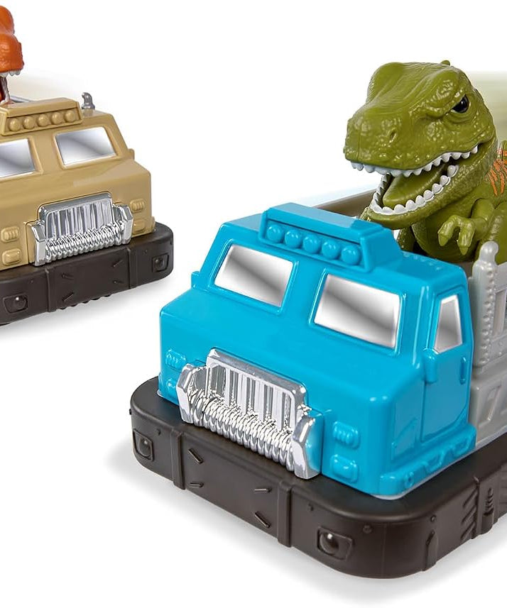 Terra RC Dino Bumper Cars | 2-Player Remote Control Dinosaur Battle Set | Auto Mode | Knock Out to Win | Fast-Paced Kids Toy Game | Great Gift for Boys & Girls Ages 3+