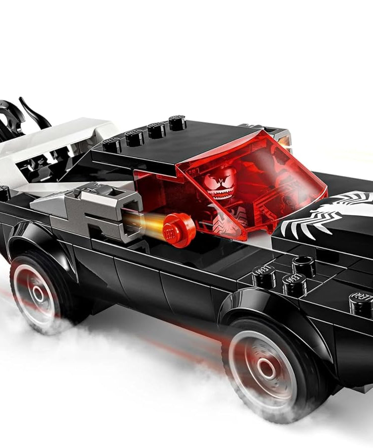 LEGO Marvel Spider-Man vs. Venom Muscle Car - Building Toy with 3 Super-Hero Minifigures for Imaginative Play - Gift for 7 Plus Year Old Boys & Girls 76309