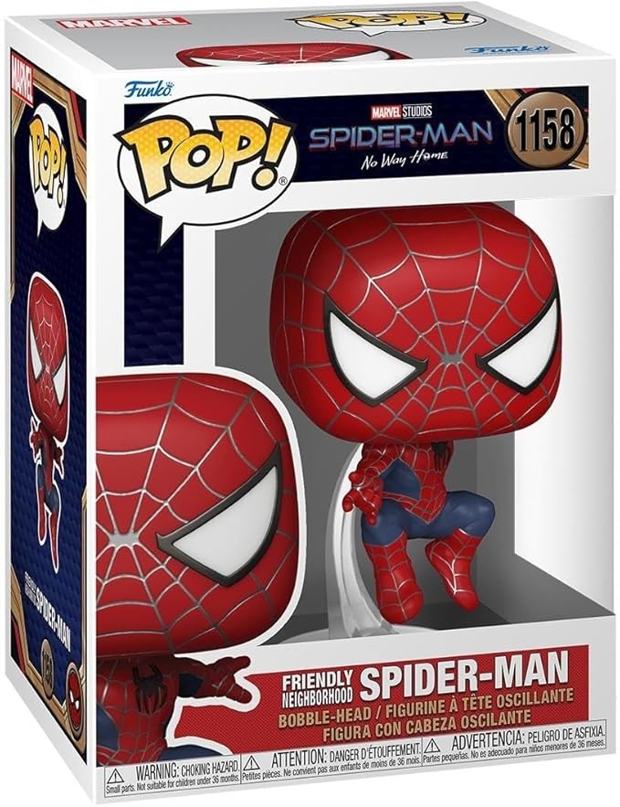 Funko Pop! Marvel: Spider-Man No Way Home - The Amazing Spider-Man, Collectible Action Vinyl Figure - 67607