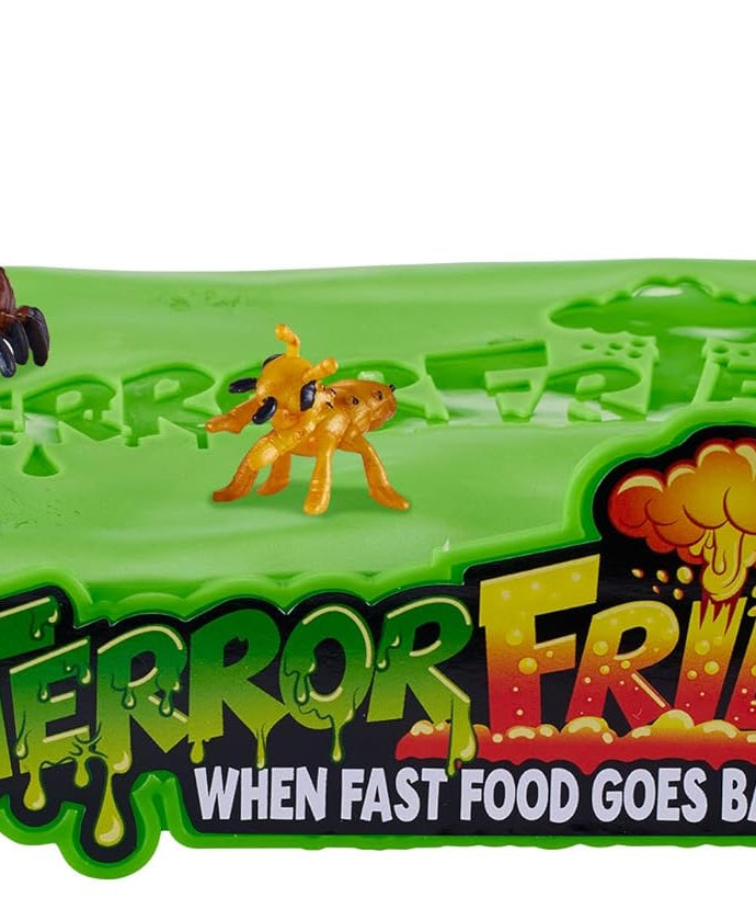 Terror Fried 08092 Ooze Burger, Gross Collectible Figures and Slime for Boys Ages 4-10, Multi-Compound Interactive Play Set with Fizz, Squish, Crack and Ooze, Sensory and Collectible Toys