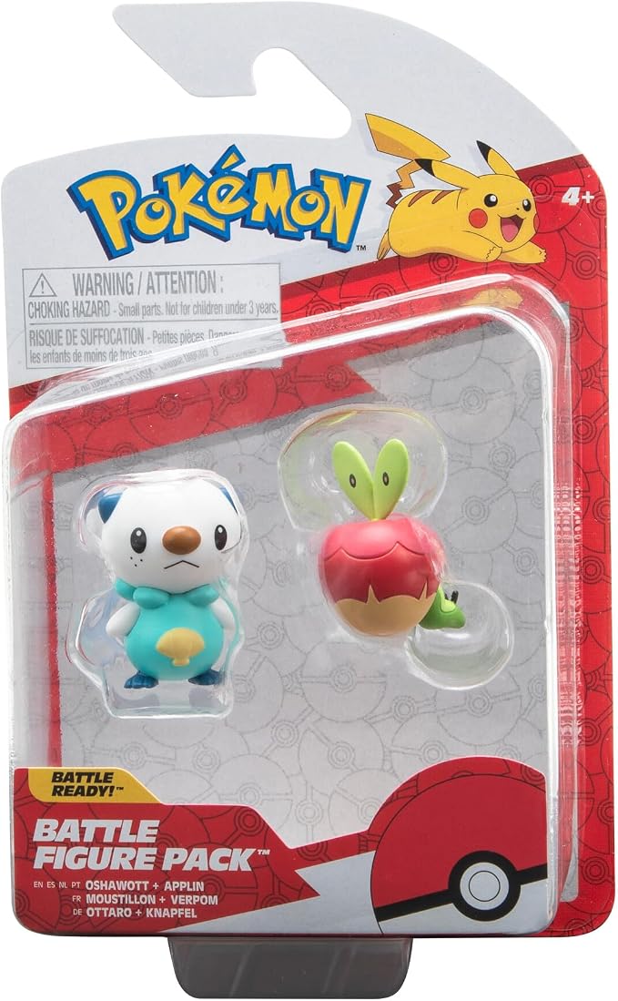 Pokemon Battle Figure Value - Oshawott & Applin, Small
