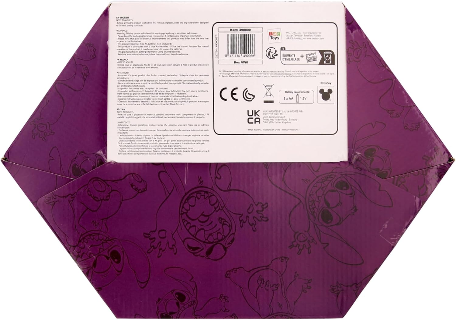 لعبة ديزني ستيتش التفاعلية المحشوة، راوية القصص الإلكترونية، محشوة بالحديث والغناء مع 8 أغاني وقصص، للأطفال من عمر 0 ​​إلى 3 سنوات