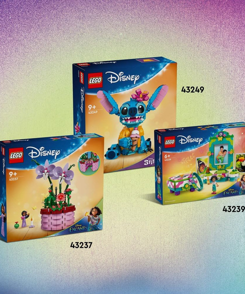 LEGO | Disney Encanto Isabela’s Flowerpot, Buildable Orchid Flower Toy for 9 Plus Year Old Kids, Girls & Boys, with Film Character Minidoll Figure, and Cactus, Fun Birthday Gift 43237
