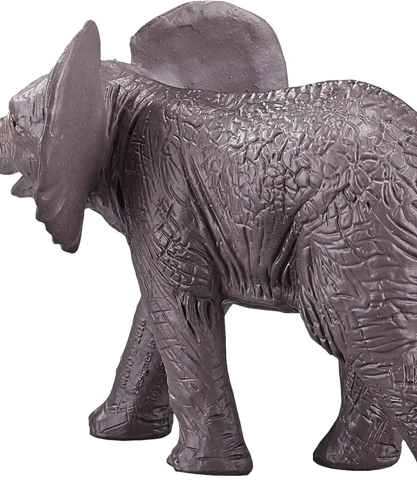 Mojo African Elephant Baby Medium Animal Figure Toy, Realistic Safari Collectible for Kids