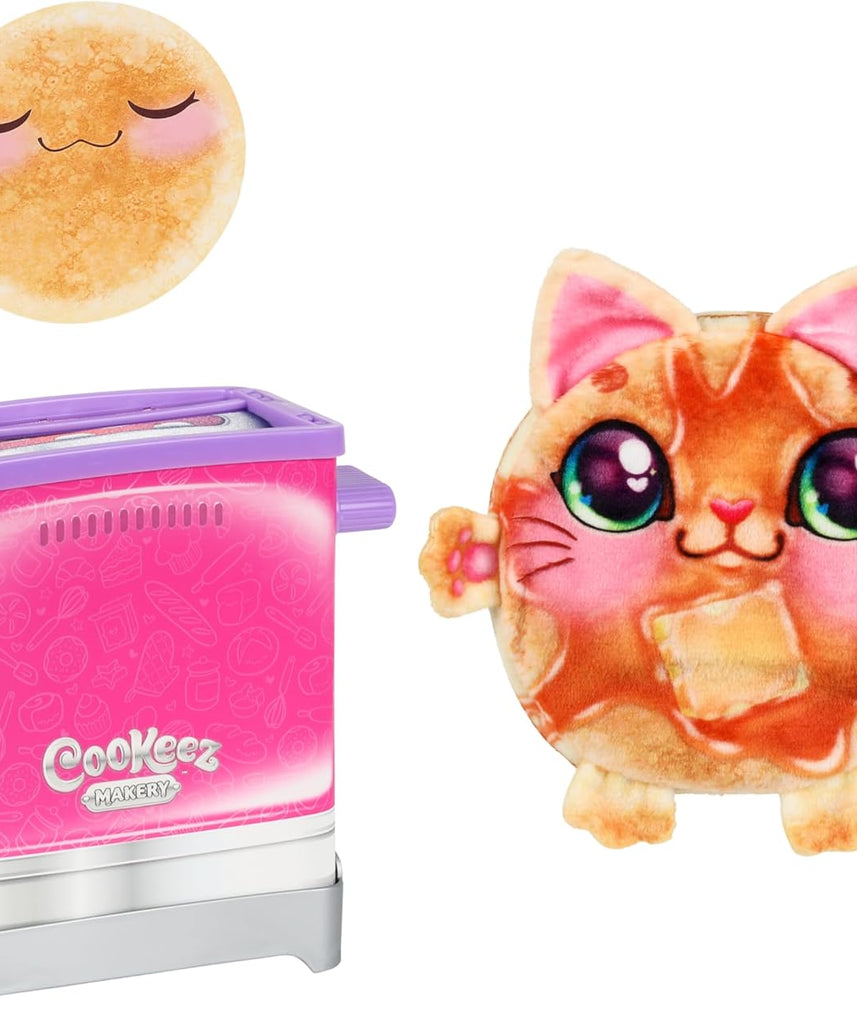 COOKEEZ MAKERY Toasty Treatz Toaster with Scented Plush, Styles Vary, Ages 5+