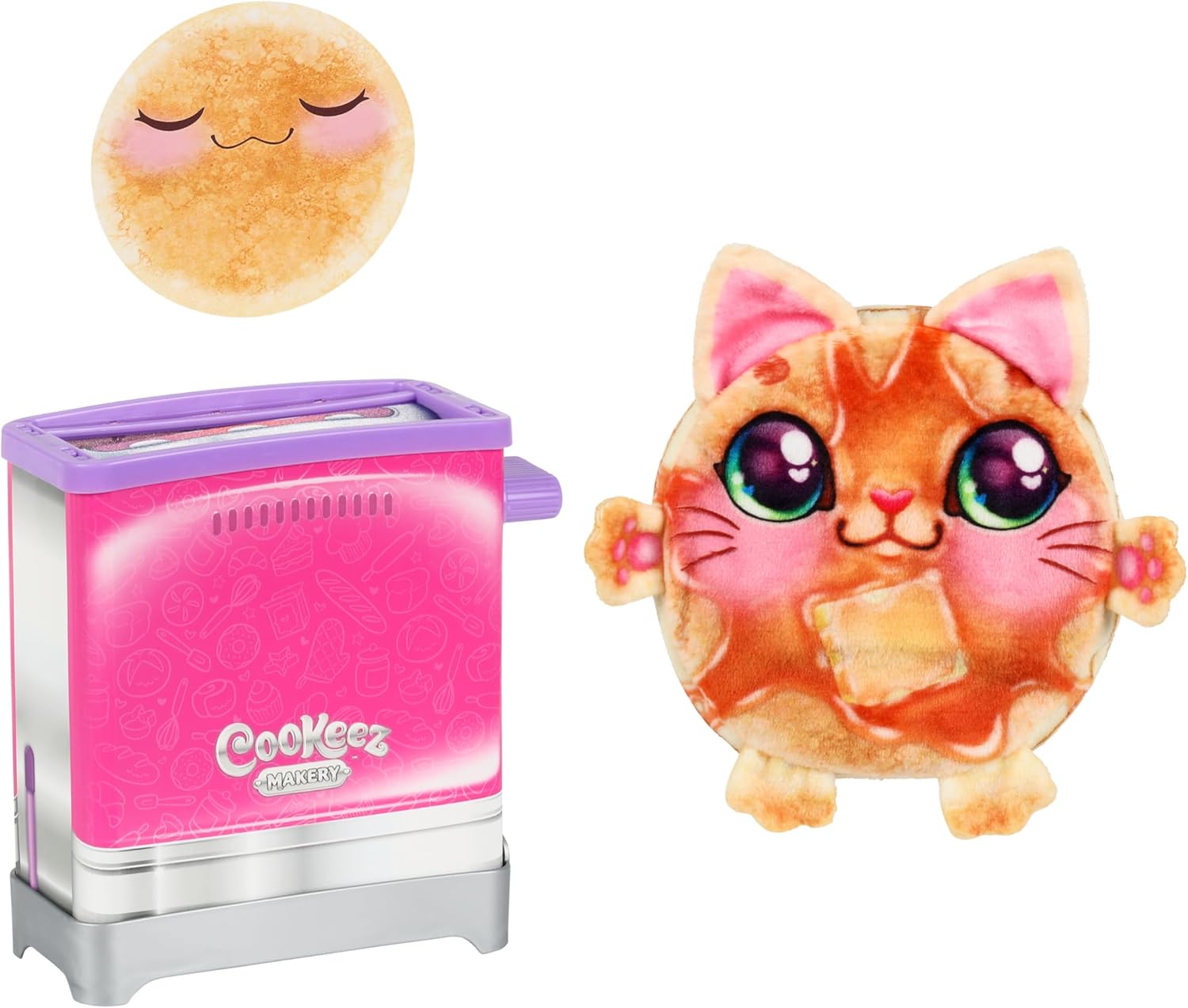 COOKEEZ MAKERY Toasty Treatz Toaster with Scented Plush, Styles Vary, Ages 5+