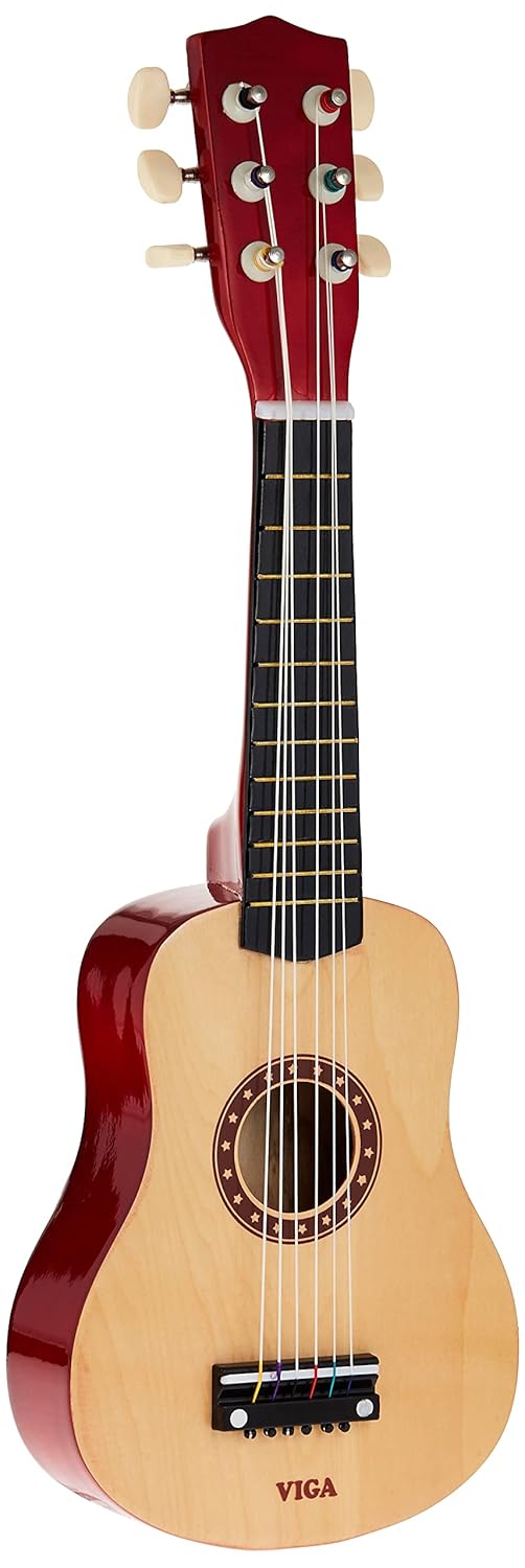 Viga Guitar 21" Natural, Multicolored