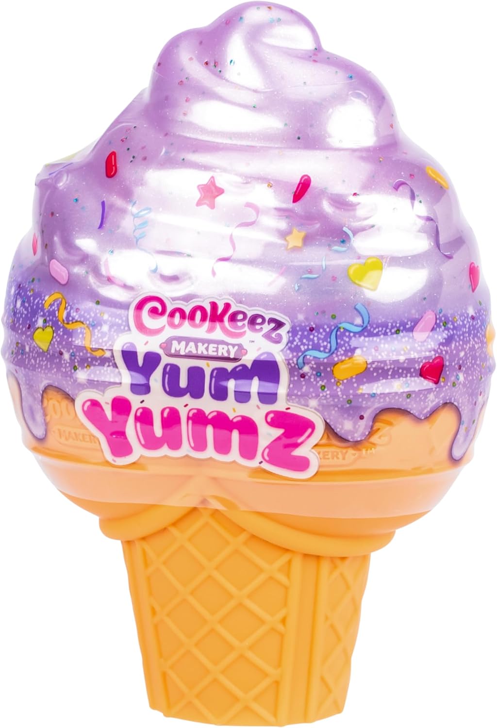 Cookeez Makery Yum Yumz Series 2 Twin Pack, Scented Surprise Plush Pets, Ice Cream Cone Reveal Toy, Collectible Plush Figures, Creative Unboxing Playset, 5 Years+