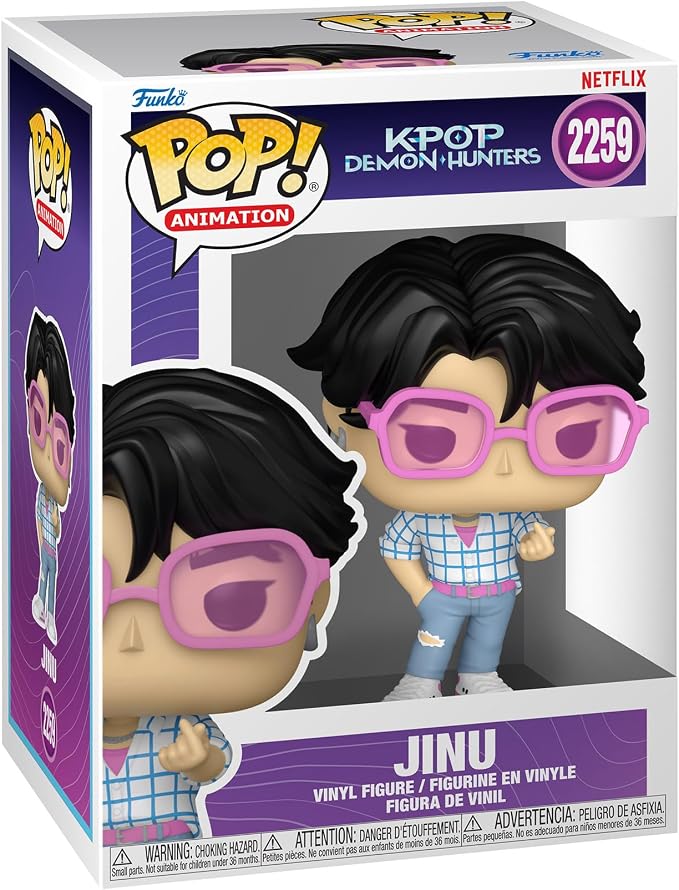 Funko Pop! Animation: KPop Demon Hunters - Jinu - 1/6 Quote For Rare Chase Variant - Vinyl Collectible Figure - Gift Idea - Official Merchandise - Movies Fans