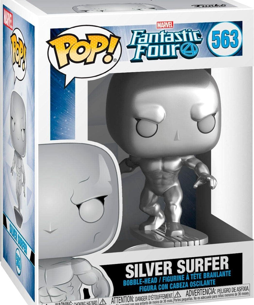 Funko Pop! Marvel: Fantastic Four - Silver Surfer - Collectable Vinyl Figure - Gift Idea - Official Merchandise - Toys for Kids & Adults - Comic Books Fans - Model Figure for Collectors and Display