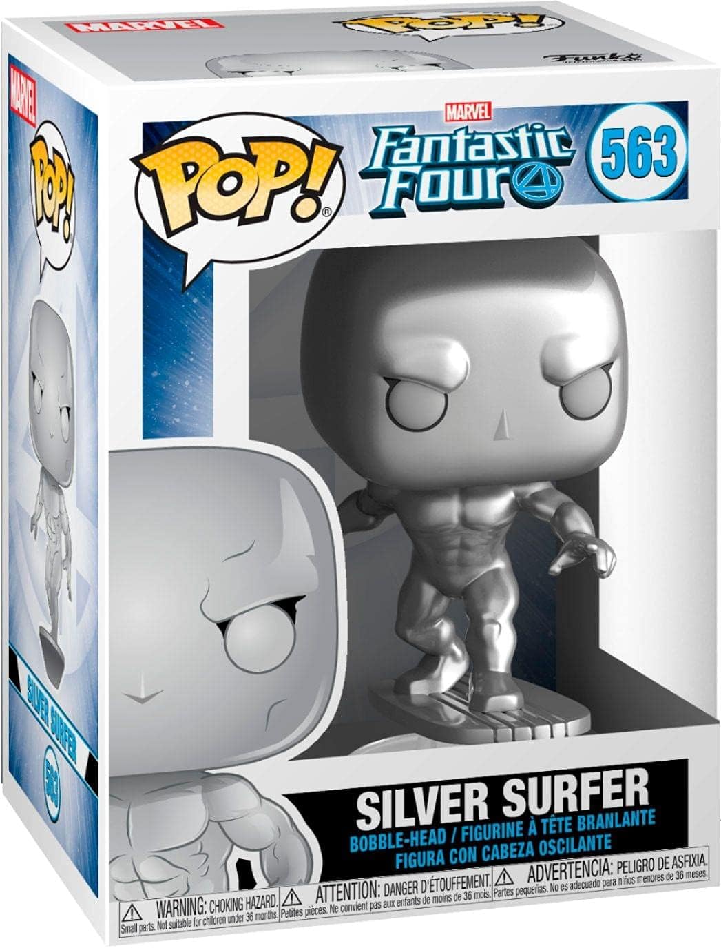 Funko Pop! Marvel: Fantastic Four - Silver Surfer - Collectable Vinyl Figure - Gift Idea - Official Merchandise - Toys for Kids & Adults - Comic Books Fans - Model Figure for Collectors and Display