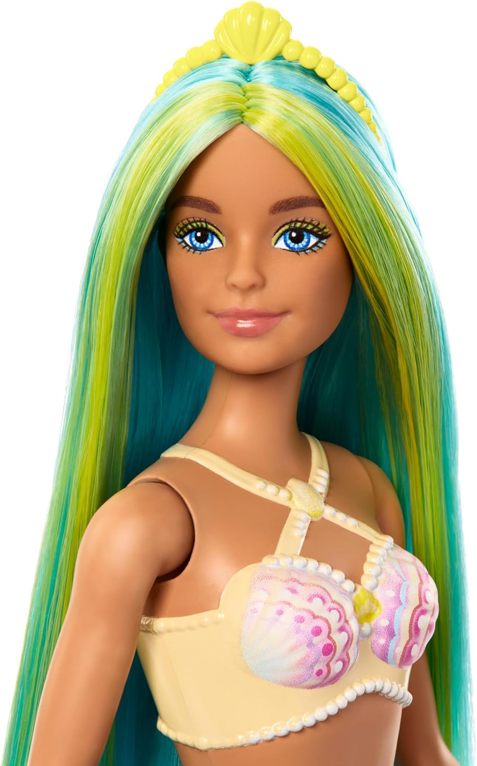 Barbie Mermaid Dolls with Colorful Hair, Tails and Headband Accessories