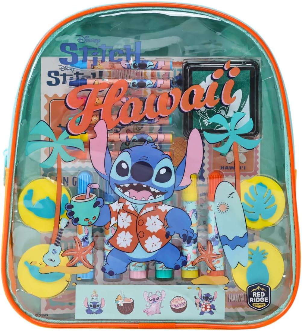Disney Stitch My First Travel Coloring & Activity Set| Art & Craft Kit | Learning & Activity Set | Travel Fun | Age 3+