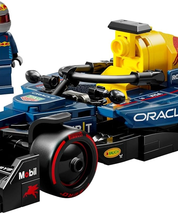LEGO Speed Champions Oracle Red Bull Racing RB20 F1 Race Car Model with a Collectible Formula 1 Driver Minifigure - Display Set for Adult Motorsport & Racing Fans - Ramadan Gift Idea - 77243