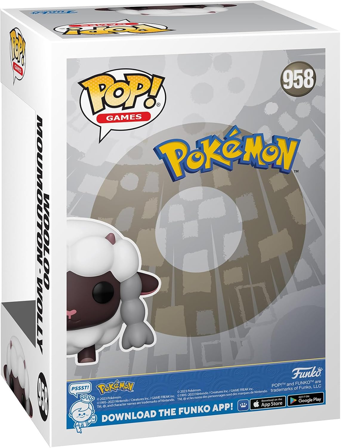 Funko Pop! Games: Pokemon - Wooloo - Collectable Vinyl Figure - Gift Idea - Official Merchandise - Toys for Kids & Adults - Video Games Fans - Model Figure for Collectors and Display