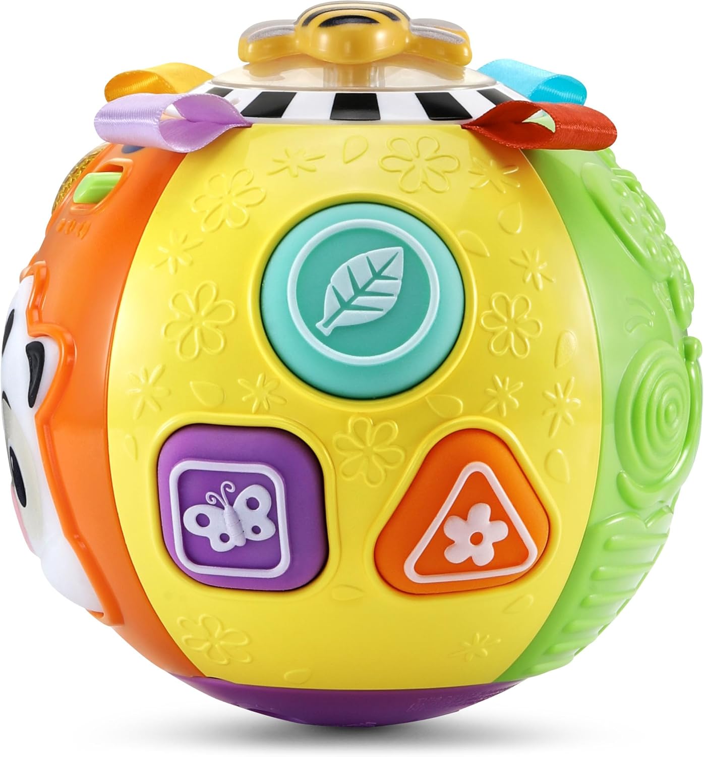 VTech Animal Discoveries Ball Interactive Learning Toy with Lights Music Textures and Shapes for Babies