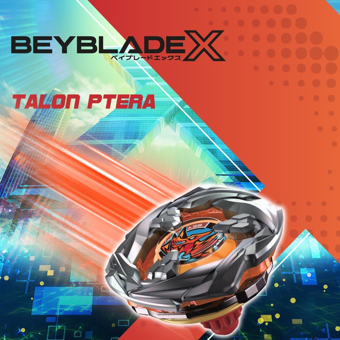 Takara Tomy Beyblade X Talon Ptera 3-80B, Balance Type Top with Customizable Parts, Bey Toy for 8+ Year Old Boys and Girls, Spinning Toys, Battle Tops