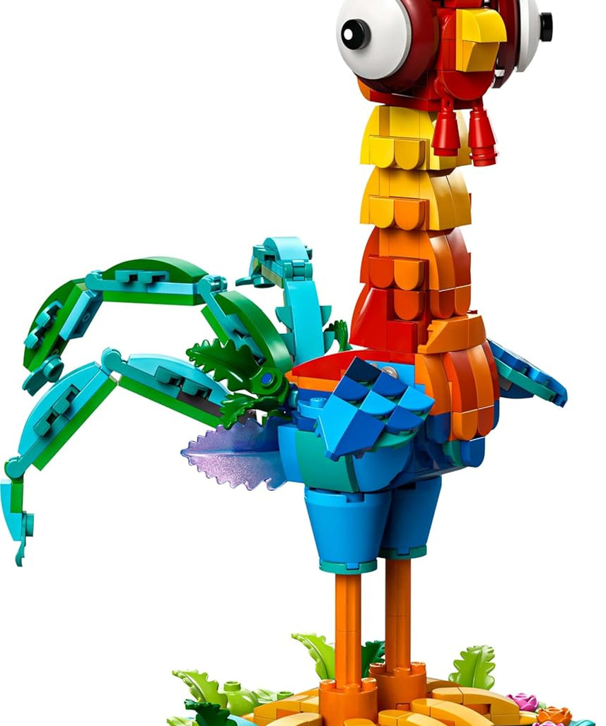 LEGO | Disney Moana 2 Heihei Building Toy - Play and Display Animal Figure with a Rotating Head, Posable Wings & Tail Feathers plus a Stand - Ramadan Gift for 9+ Year Old Girls - 43272