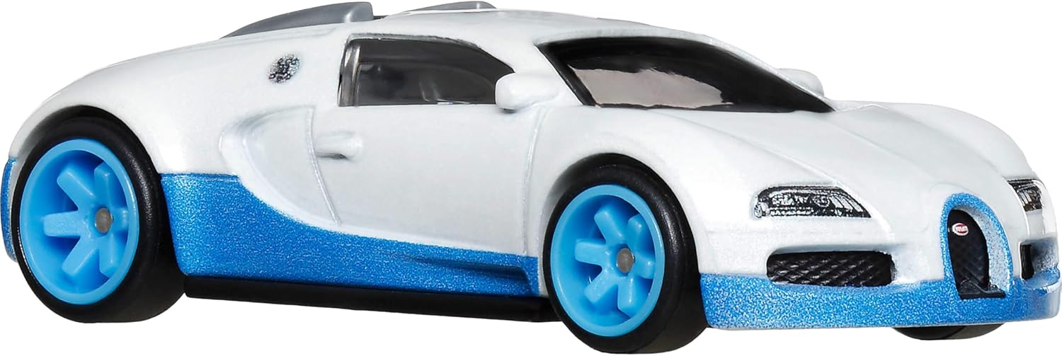 Hot Wheels Premium Bugatti Veyron, Car Culture Circuit Legends Vehicles for Children from 3 Years and Adults Fans and Collectors, Premium Collection by Car Culture in Scale 1:64, HRW06