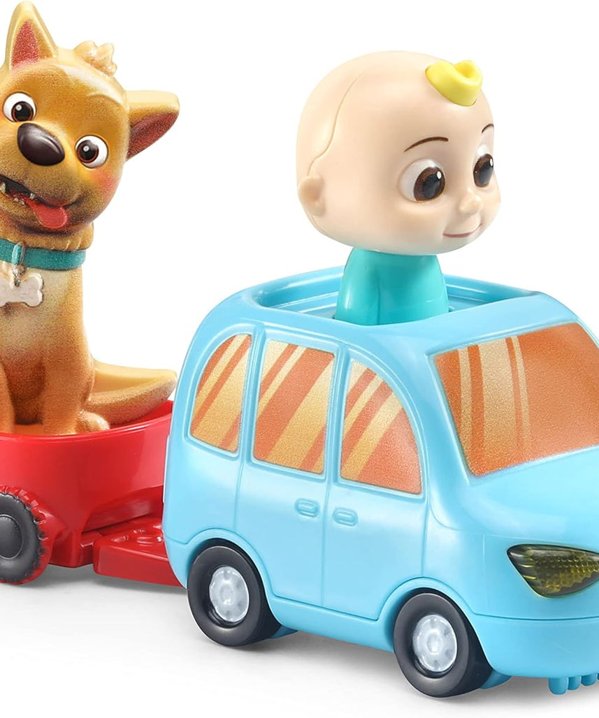 VTech CoComelon Go! Go! Smart Wheels JJ’s House Track Set, Interactive Songs & SmartPoint, Ages 1.5 – 5 Years