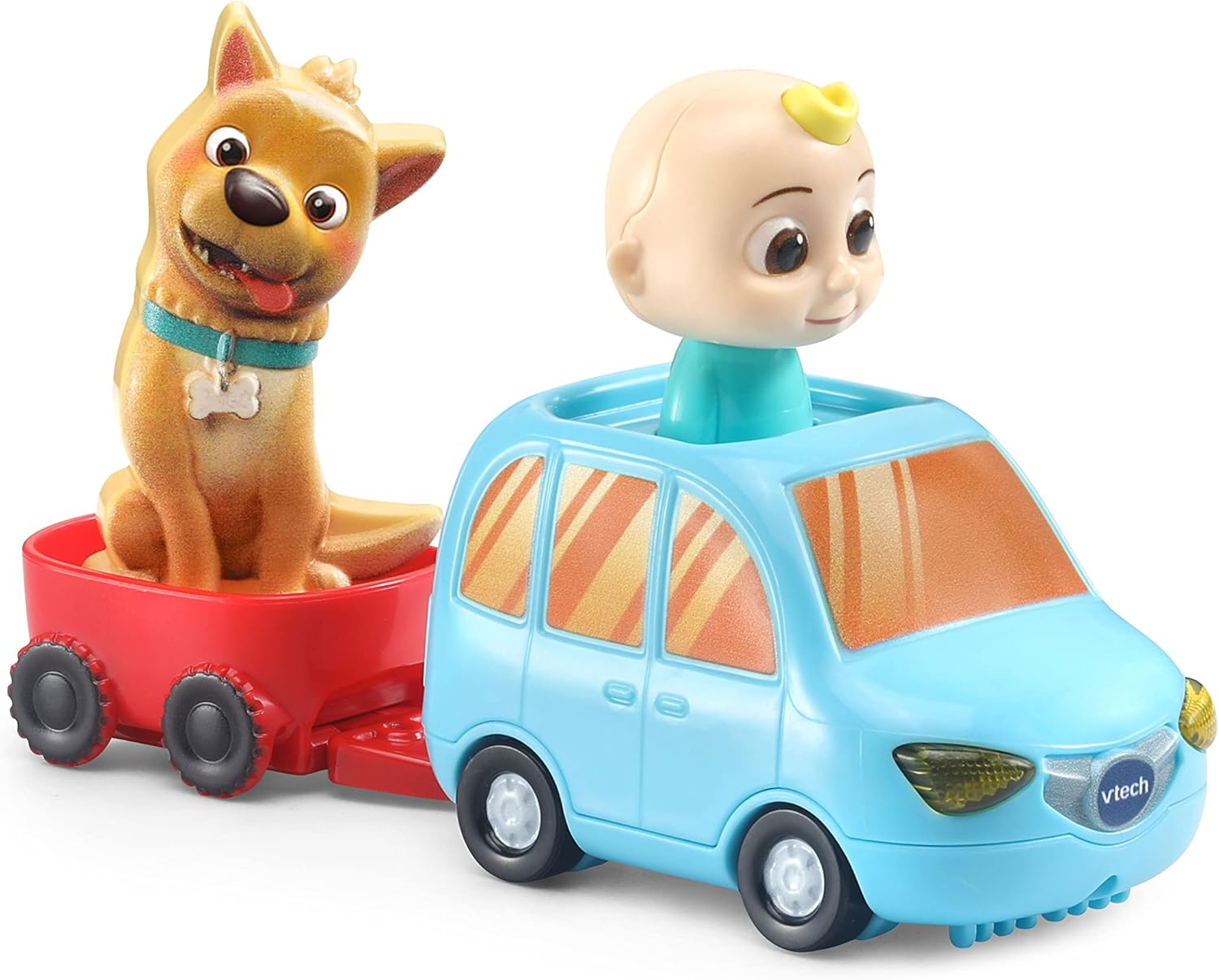 VTech CoComelon Go! Go! Smart Wheels JJ’s House Track Set, Interactive Songs & SmartPoint, Ages 1.5 – 5 Years