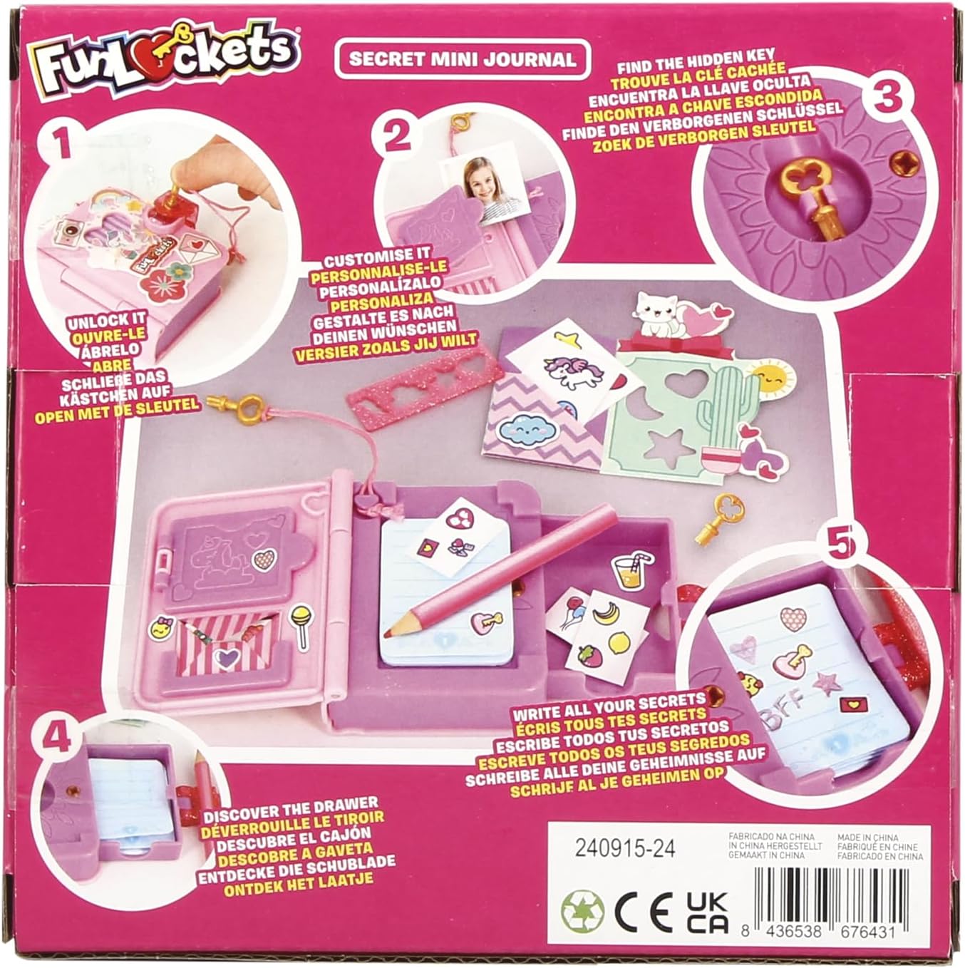 Funlockets Secret Mini Journal