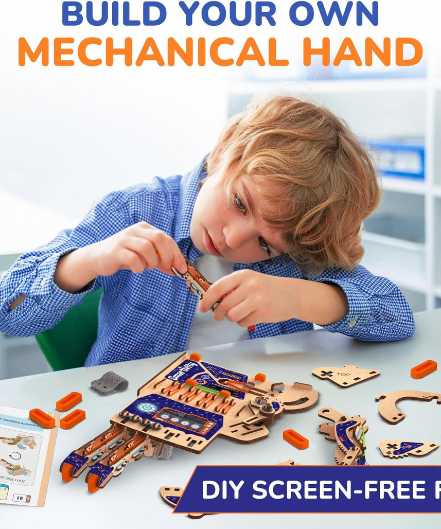 Smartivity Robotic Mechanical Hand Toy for Kids 8-10-12-14 Years Old | Parents Choice Award Winner I Birthday Gifts for Smart Kids | Superhero Toy for Boys & Girls 8,9,10,11,12,13,14