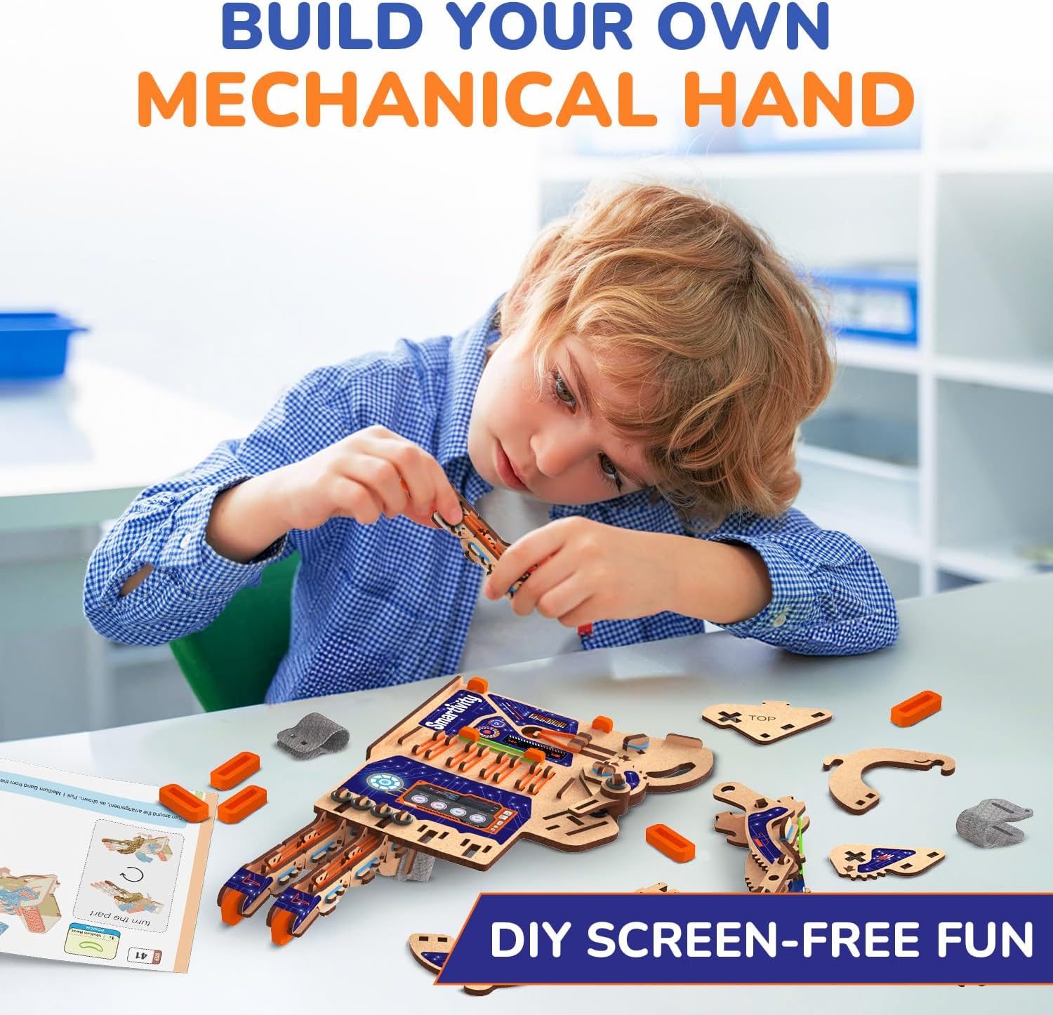 Smartivity Robotic Mechanical Hand Toy for Kids 8-10-12-14 Years Old | Parents Choice Award Winner I Birthday Gifts for Smart Kids | Superhero Toy for Boys & Girls 8,9,10,11,12,13,14