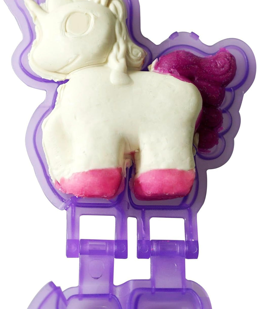 Simba Unicorn Fun Modelling Set, 15-Piece Creative Dough Activity Kit for Kids 3+, Multicolour