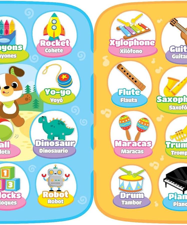 110 Bilingual Learning Book - First Words 12M+