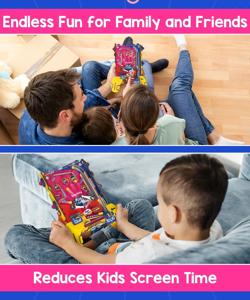 Smartivity DIY Pocket Pinball Handheld Arcade Game Kit for Kids 6+ Years, STEM Building Toy, Screen Free Indoor Game, Birthday Gift for Boys and Girls