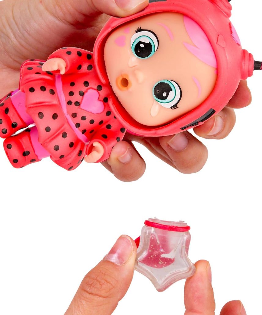 CRY Babies Magic Tears Stars Star Lady - Collectible Mini Doll Dressed in a Pretty Outfit, and Has a 2-in-1 Capsule, with Glow in the Dark Star - Gift Toy for Boys and Girls Over 3 Years