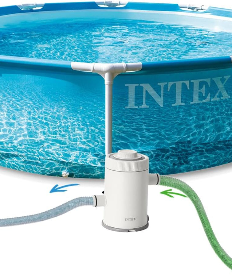 Intex 10 Ft X 30-Inch Beachside Metal Frame Pool Set