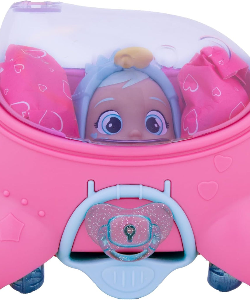 CRY Babies Star Sydney Collectable Mini Doll Iridescent Suit, Cries Real Tears with a Capsule 2 x 1, Boys and Girls from 3 Years